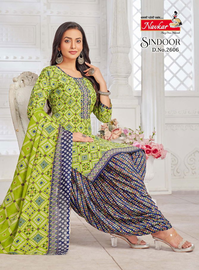 Sindoor Vol 26 By Navkar Cotton Printed Kurti With Bottom Dupatta Wholesale Shop In Surat
